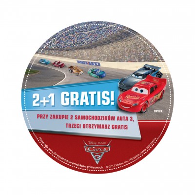 Promocja CARS - 2+1 GRATIS